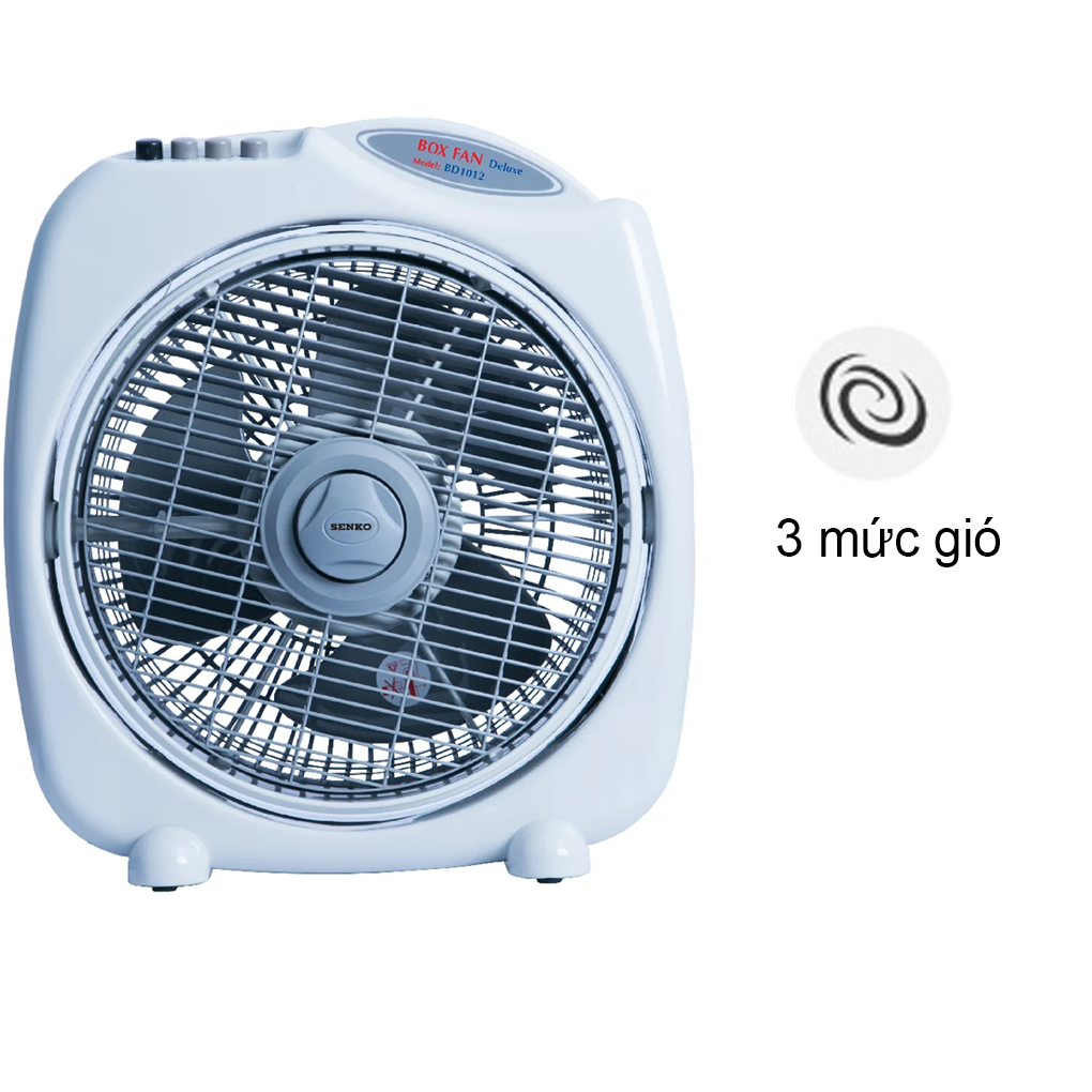 Quạt Bàn Đảo BD1012 - Kem Xám