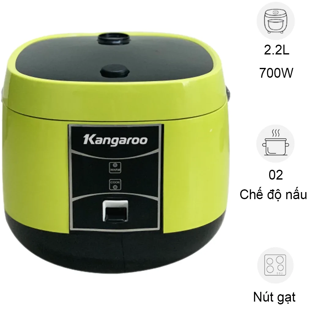 Nồi Cơm Điện Kangaroo KG22R1 2.2 Lít