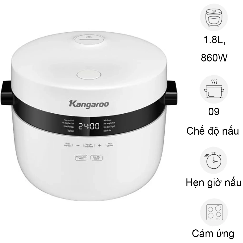 Nồi Cơm Điện Tử Kangaroo KG18DR9 1.8 Lít