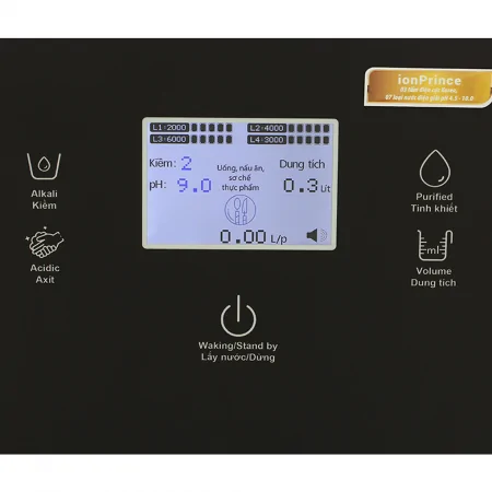 Máy Lọc Nước Điện Giải Thông Minh Robot IonPrince 97C 3