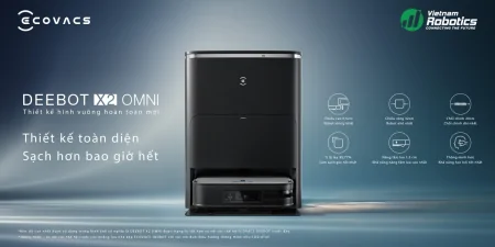 Robot Hút Bụi Thông Minh Ecovacs X2 OMNI Đen 14