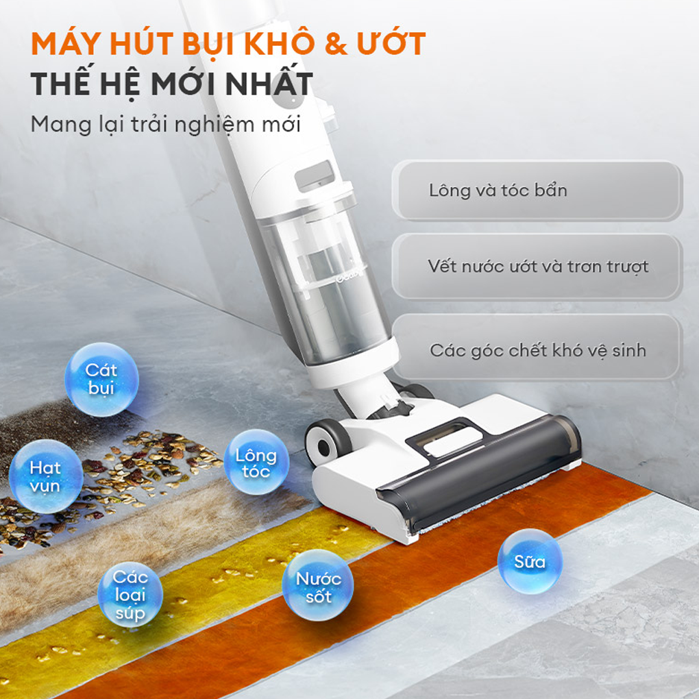 Máy Hút Bụi Lau Nhà Gaabor VCF8T-WH01A 5