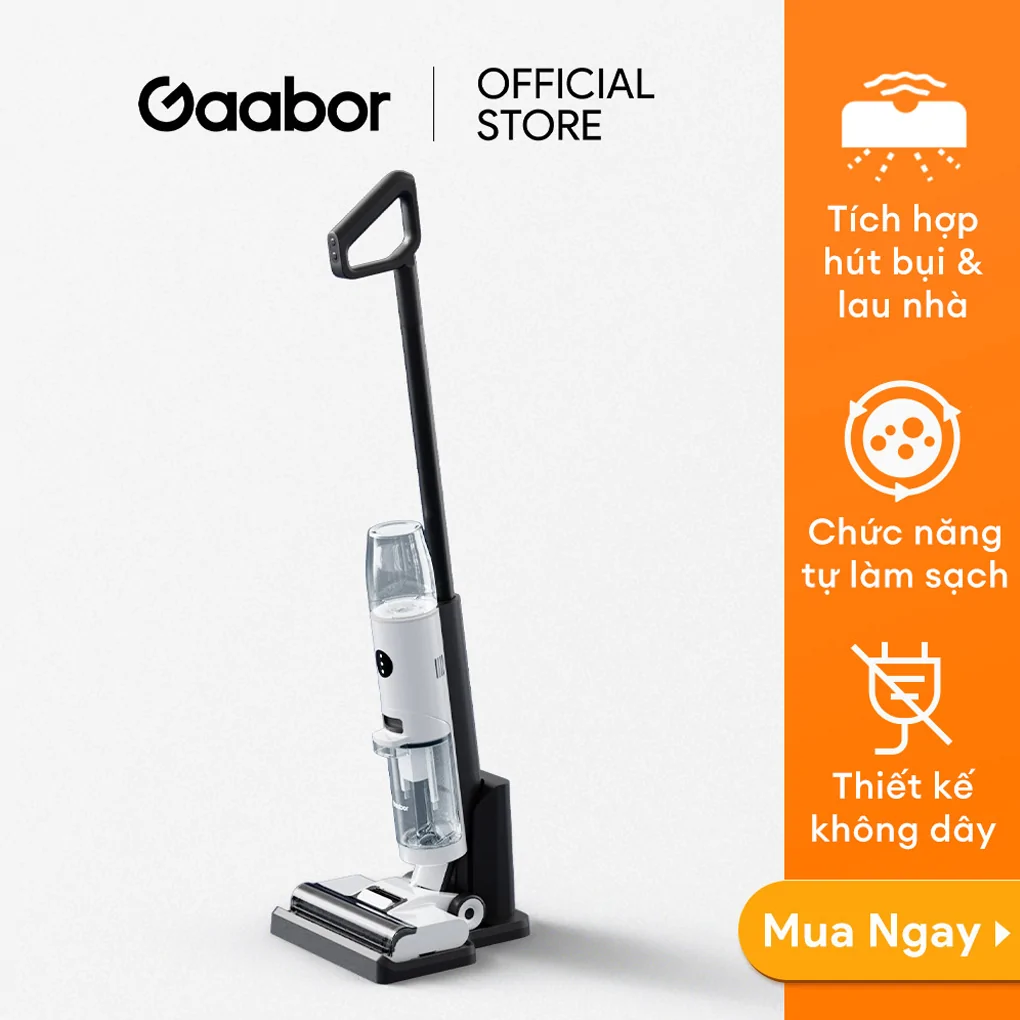Máy Hút Bụi Lau Nhà Gaabor VCF8T-WH01A 0