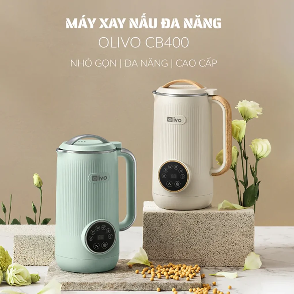 Máy Làm Sữa Hạt Olivo CB400 2