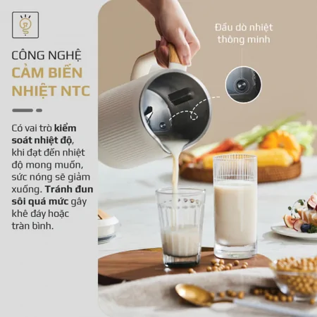 Máy Làm Sữa Hạt Olivo CB400 8