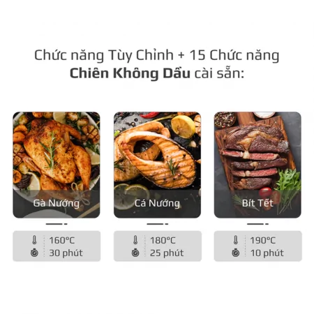 Nồi Chiên Hơi Nước Có Chức Năng Hấp Olivo SF15 10