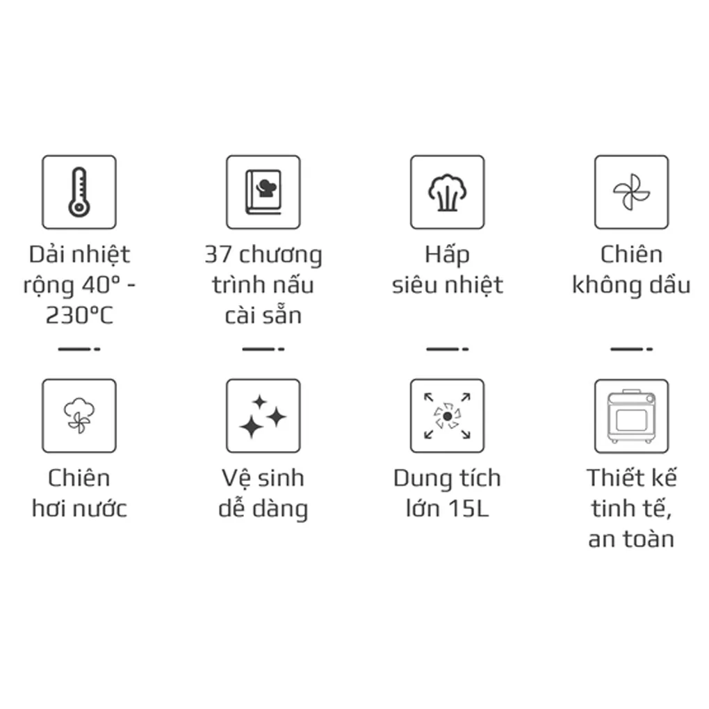 Nồi Chiên Hơi Nước Có Chức Năng Hấp Olivo SF15 0