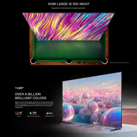Google Tivi Coocaa QLED 4K 100 Inch 100A5D 0