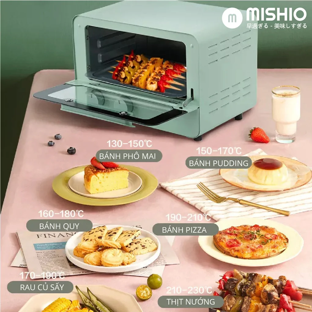 Lò Nướng Điện Mishio MK342 4