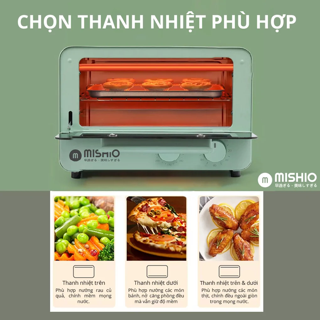 Lò Nướng Điện Mishio MK342 8