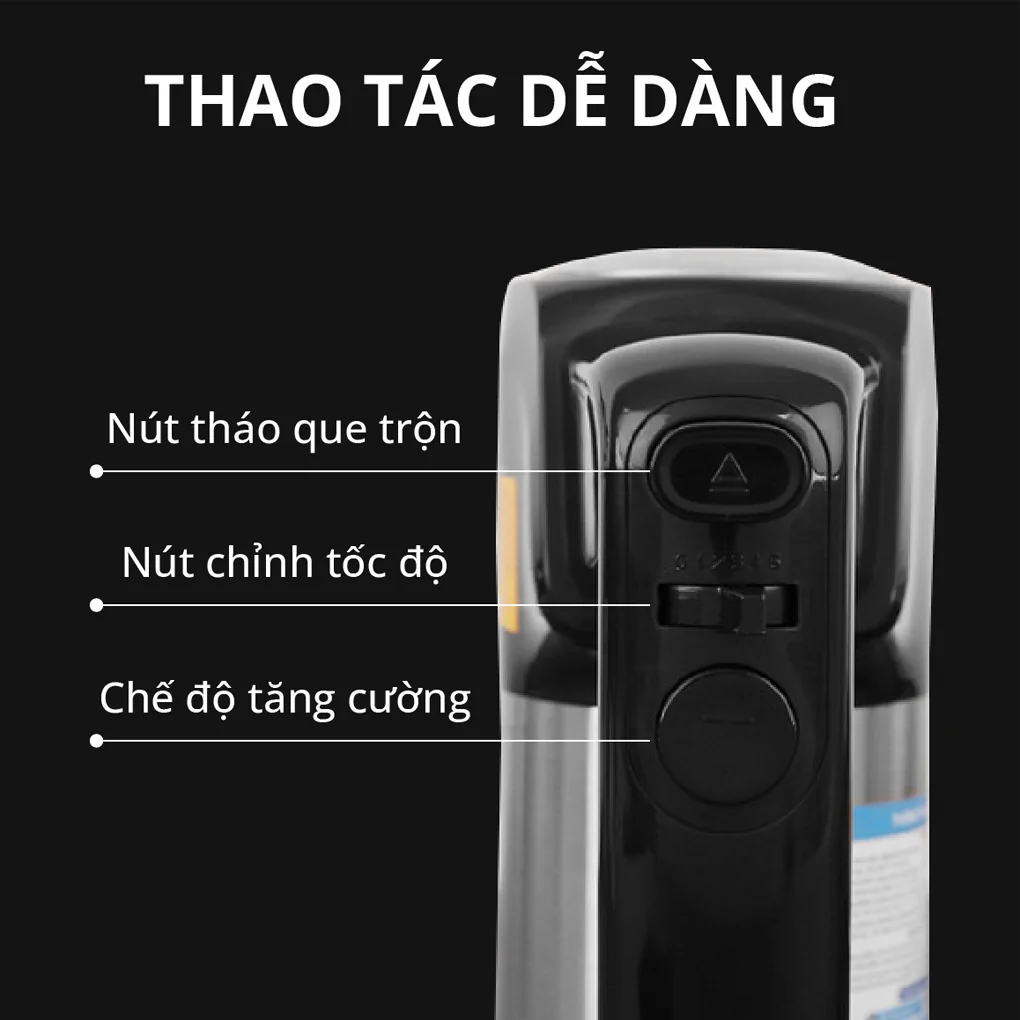 Máy Đánh Trứng Cầm Tay Mishio MK215 9