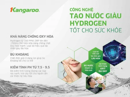 Máy Lọc Nước RO Nóng Nguội Lạnh Kangaroo KG10A10S 10