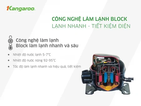 Máy Lọc Nước RO Nóng Nguội Lạnh Kangaroo KG10A10S 9