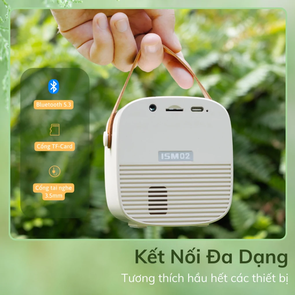 Bộ Loa Karaoke Mini Bluetooth iCore ISM02 Kèm 1 Micro 2