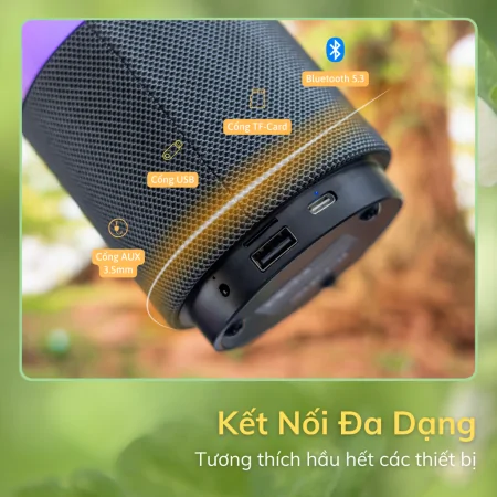 Bộ Loa Karaoke mini Bluetooth iCore ISM03 kèm 1 Micro 4