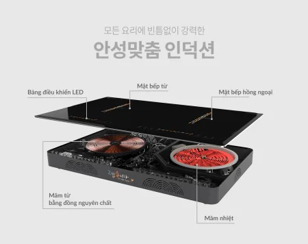 Bếp Đôi Hawonkoo CEH-204-IF - Thái Lan 10