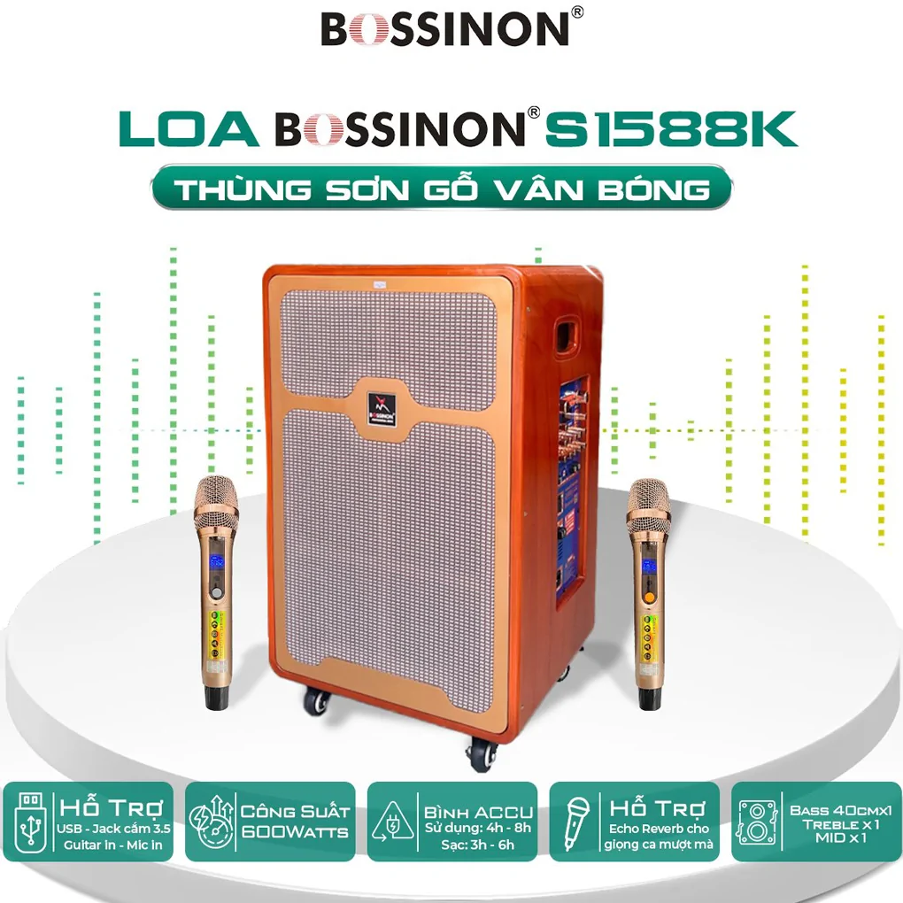 Loa Kéo Bossinon S1588K giá rẻ, giao ngay