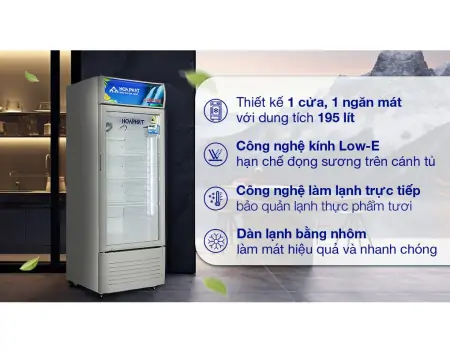 Tủ Mát Hoà Phát 195 Lít HSR S6195 0