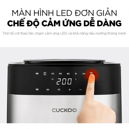 Nồi Chiên Không Dầu Cuckoo CAF-G0510T/BKVNCV Màu Đen 7