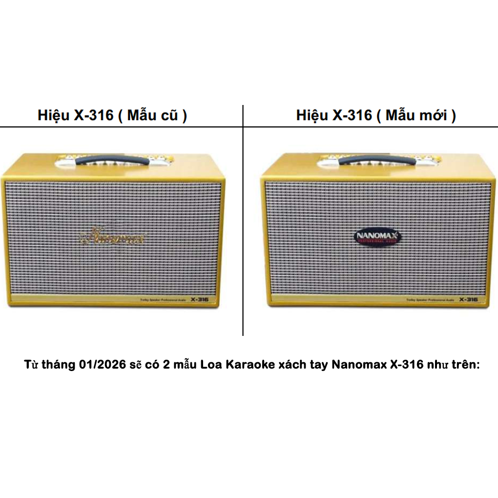 Loa Karaoke Xách Tay Nanomax X-316 1
