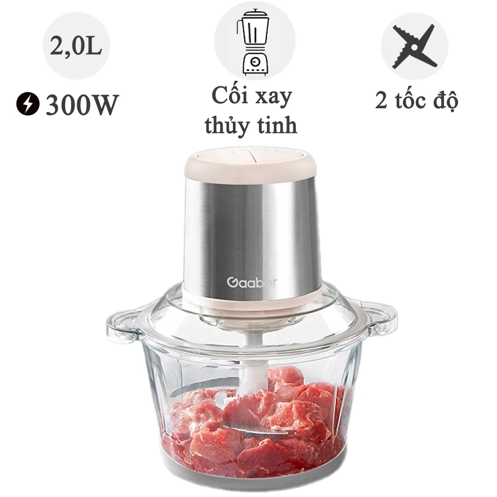 Máy Xay Thịt Thực Phẩm Đa Năng Gaabor MG20M-WH01A