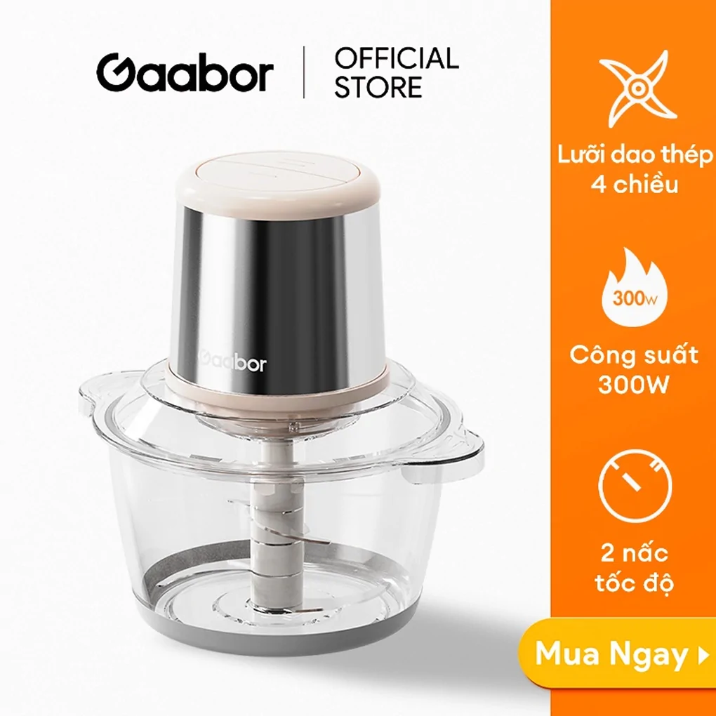 Máy Xay Thịt Thực Phẩm Đa Năng Gaabor MG20M-WH01A 3