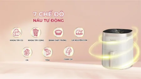 Nồi Chiên Không Dầu Besico BSA5.0D 5.0 Lít 6