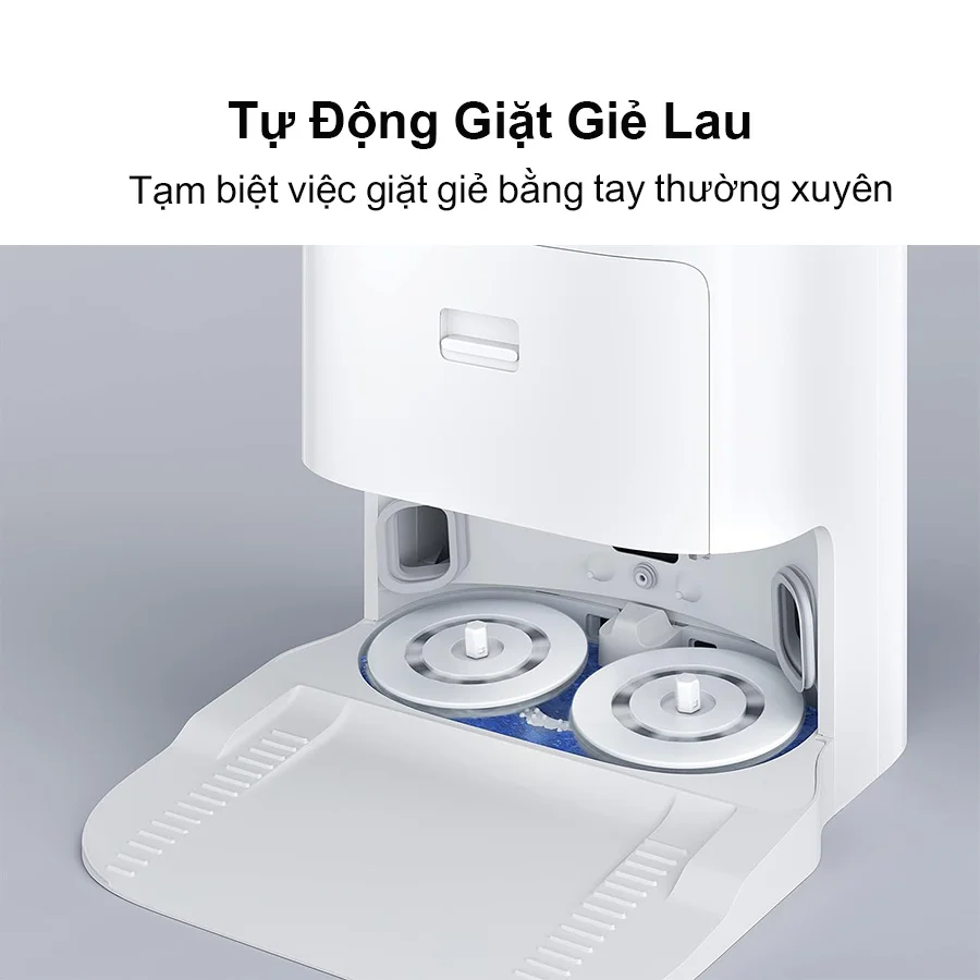 Robot Hút Bụi Lau Nhà, Tự Giặt Giẻ Xiaomi Vacuum Mop X10+ 10