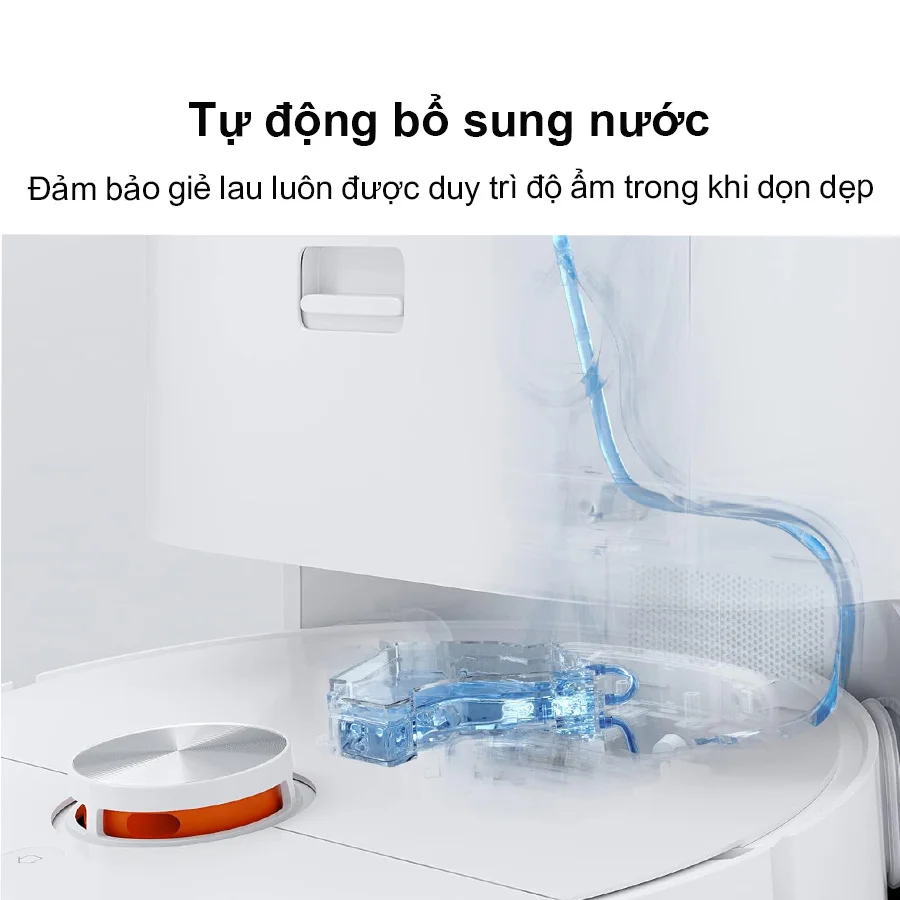 Robot Hút Bụi Lau Nhà, Tự Giặt Giẻ Xiaomi Vacuum Mop X10+ 12