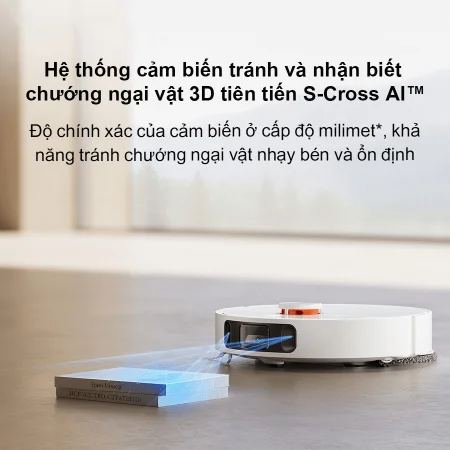 Robot Hút Bụi Lau Nhà, Tự Giặt Giẻ Xiaomi Vacuum Mop X10+ 15
