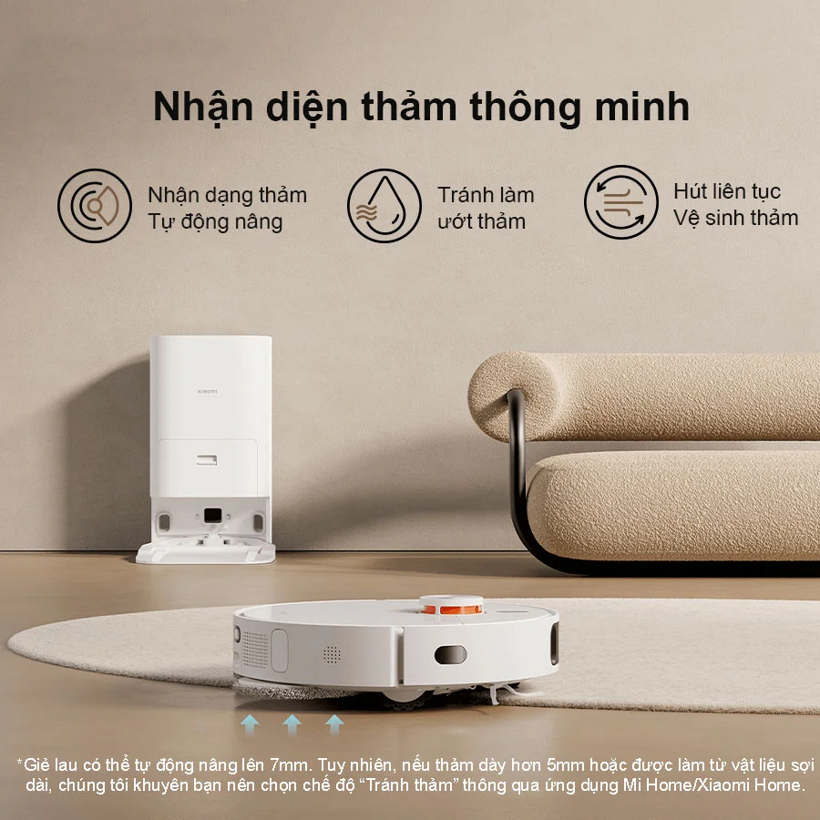 Robot Hút Bụi Lau Nhà, Tự Giặt Giẻ Xiaomi Vacuum Mop X10+ 16