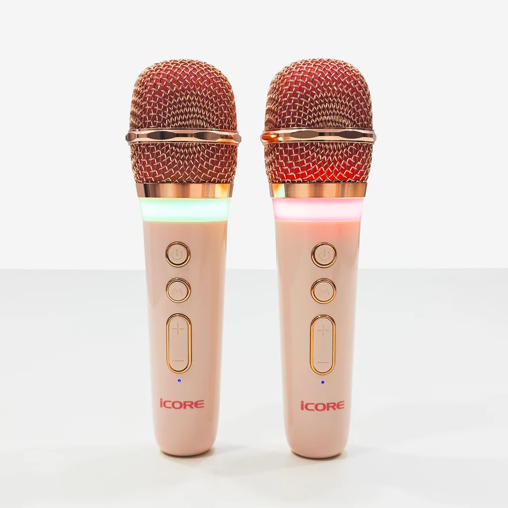 Bộ Loa Karaoke Mini Cổ Điển Bluetooth iCore VSM99 (Kèm 02 Micro) 6