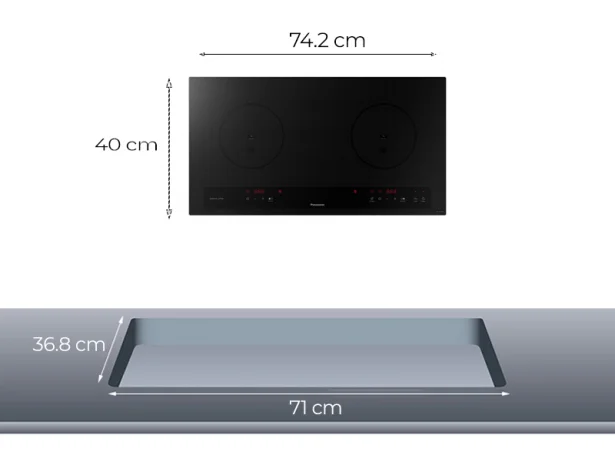 Bếp Điện Từ Panasonic KY-A227EKRA - Nhật Bản