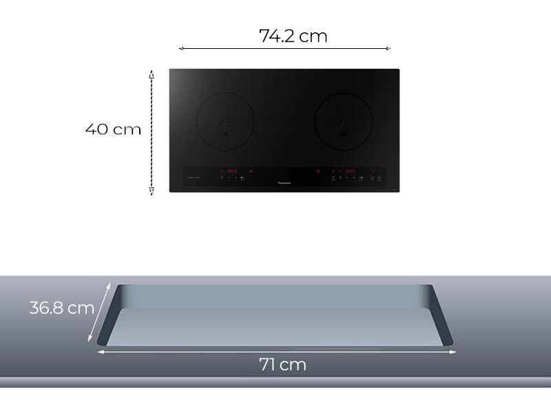 Bếp Điện Từ Panasonic KY-A227EKRA - Nhật Bản 2