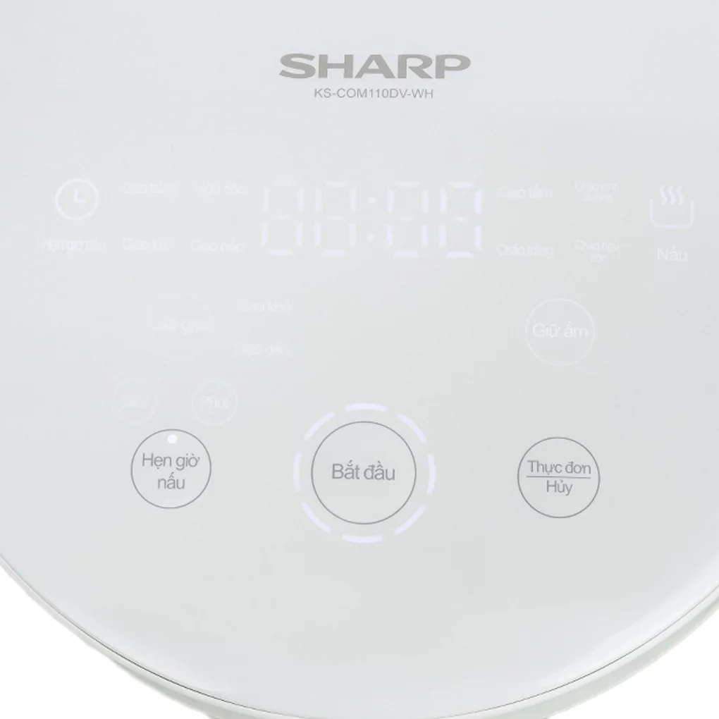 Nồi Cơm Điện Tử Sharp KS-COM110DV-WH 1.1 Lít 4