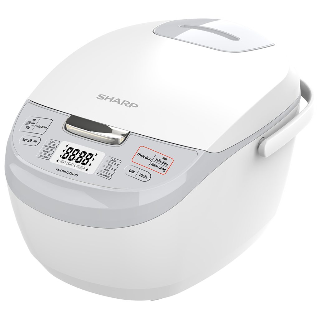 Nồi Cơm Điện Tử Sharp KS-COM192EV-GY 1.8 Lít 0
