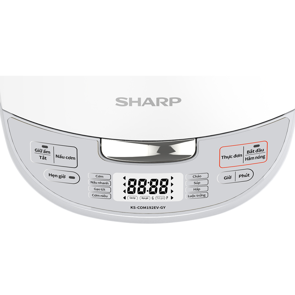 Nồi Cơm Điện Tử Sharp KS-COM192EV-GY 1.8 Lít 4