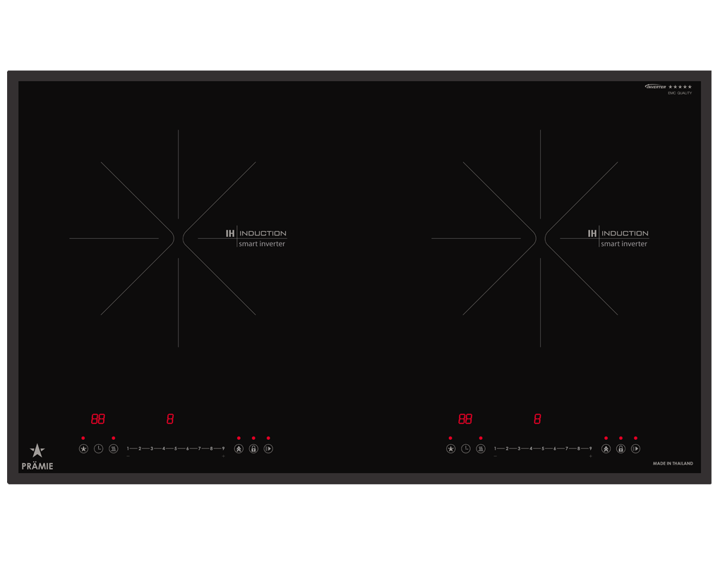 Bếp Điện Từ Đôi PRTH-N2 - Malaysia