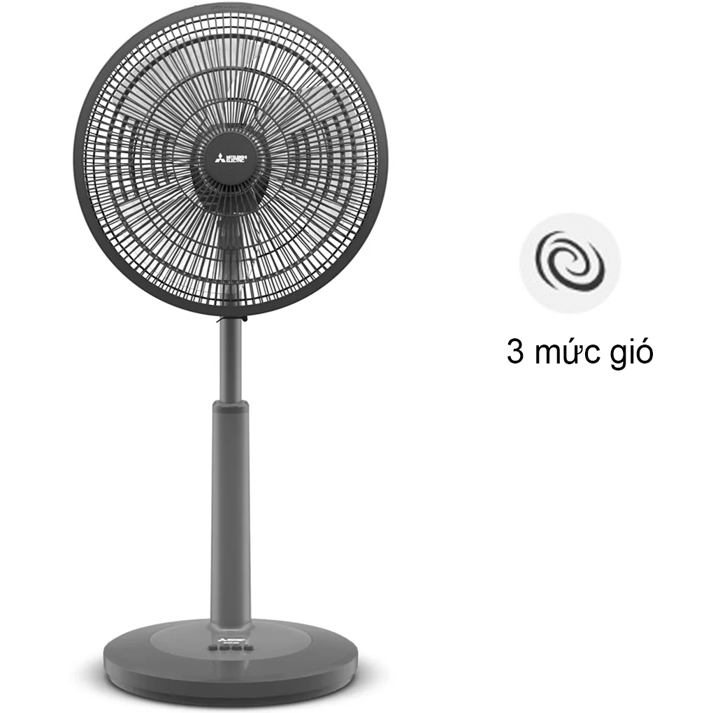 Quạt Lửng R16A-GB CY-GY - Xám Đậm