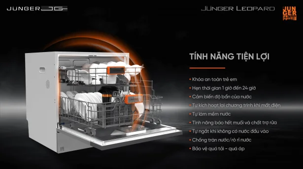 Máy Rửa Bát Junger DWJ-100 - Thái Lan