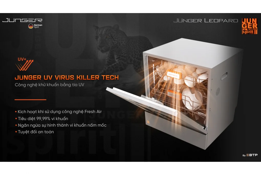 Máy Rửa Bát Junger DWJ-100 - Xuất Xứ Thái Lan 11