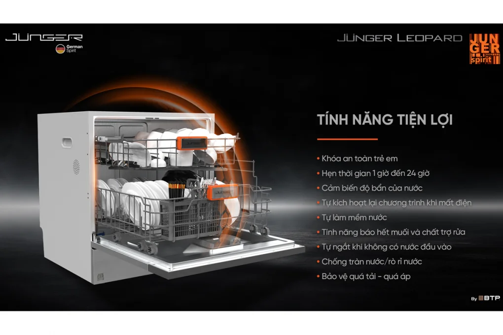 Máy Rửa Bát Junger DWJ-100 - Xuất Xứ Thái Lan 26