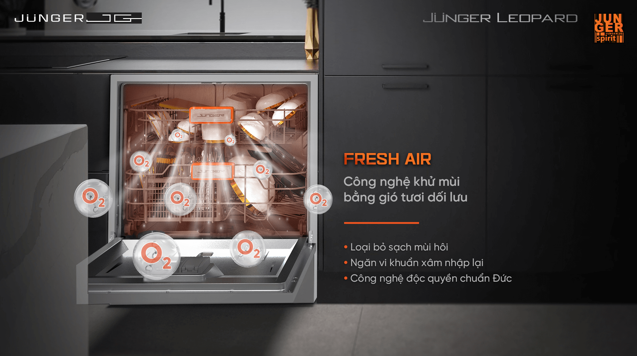 Máy Rửa Bát Junger DWJ-100 - Xuất Xứ Thái Lan 10