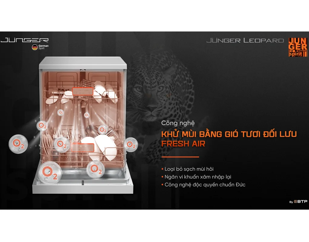 Máy Rửa Bát Junger DWJ-140 - Xuất Xứ Thái Lan 10