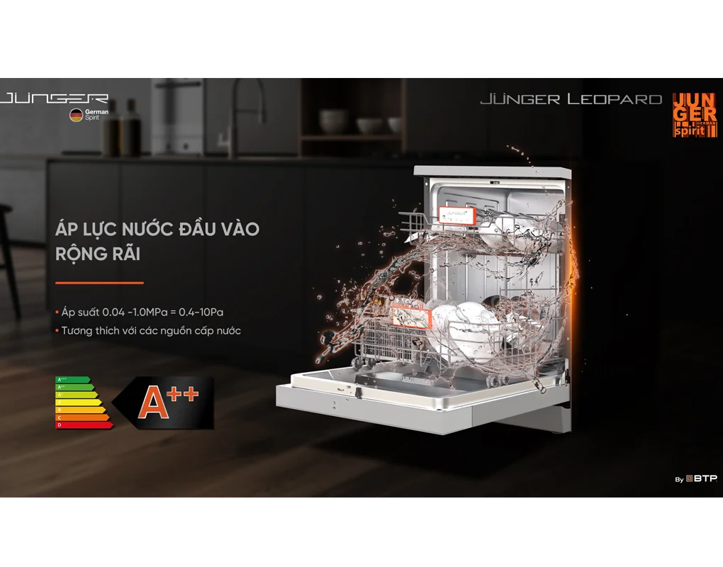 Máy Rửa Bát Junger DWJ-140 - Xuất Xứ Thái Lan 14