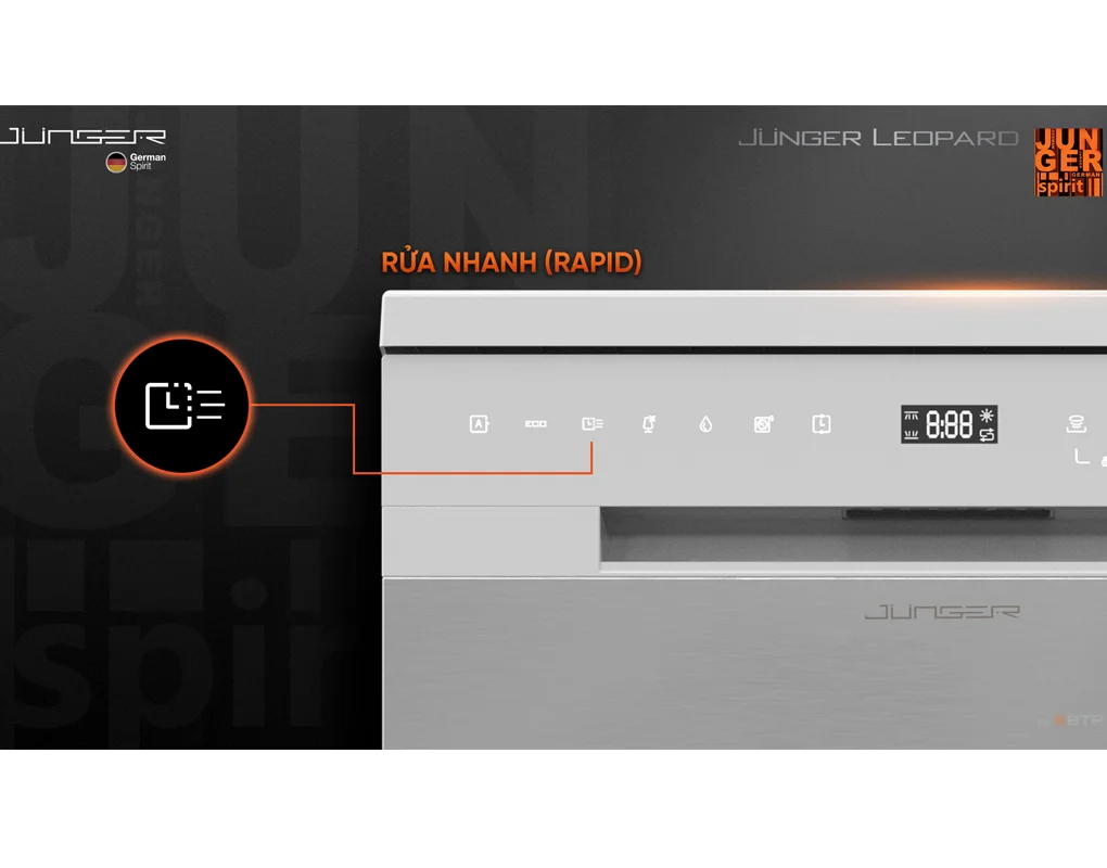 Máy Rửa Bát Junger DWJ-140 - Xuất Xứ Thái Lan 18