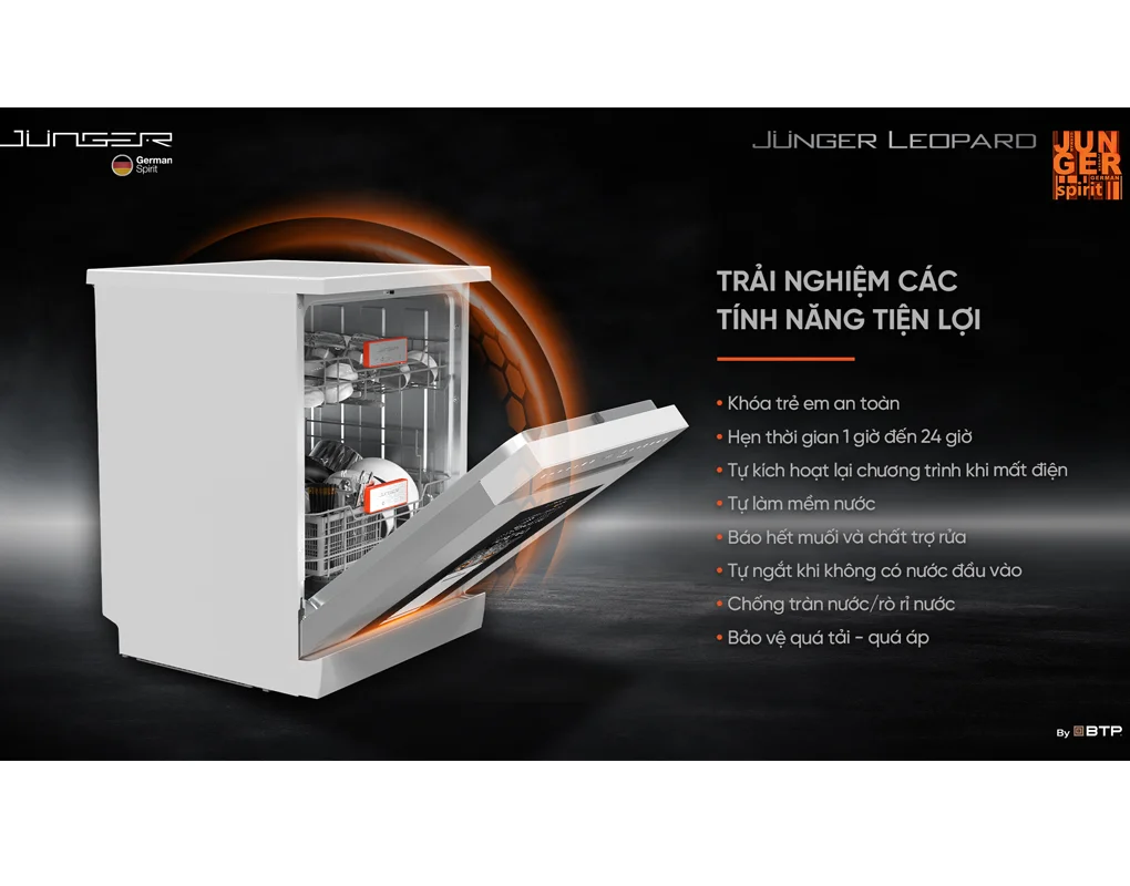 Máy Rửa Bát Junger DWJ-140 - Xuất Xứ Thái Lan 25