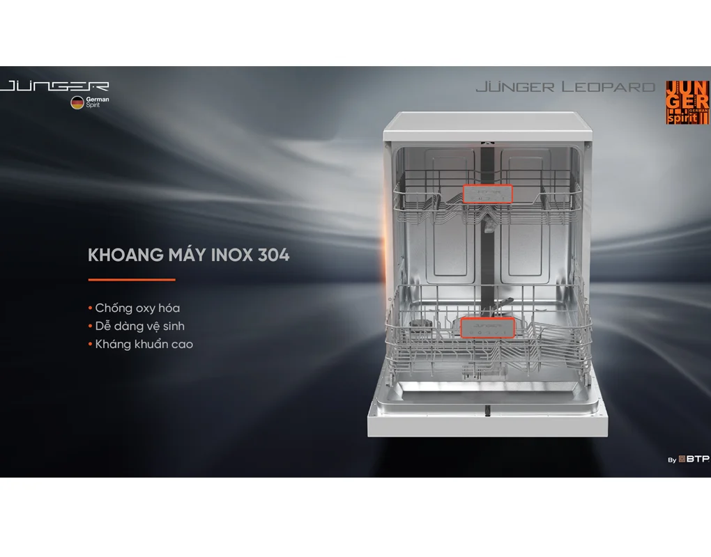 Máy Rửa Bát Junger DWJ-140 - Xuất Xứ Thái Lan 9