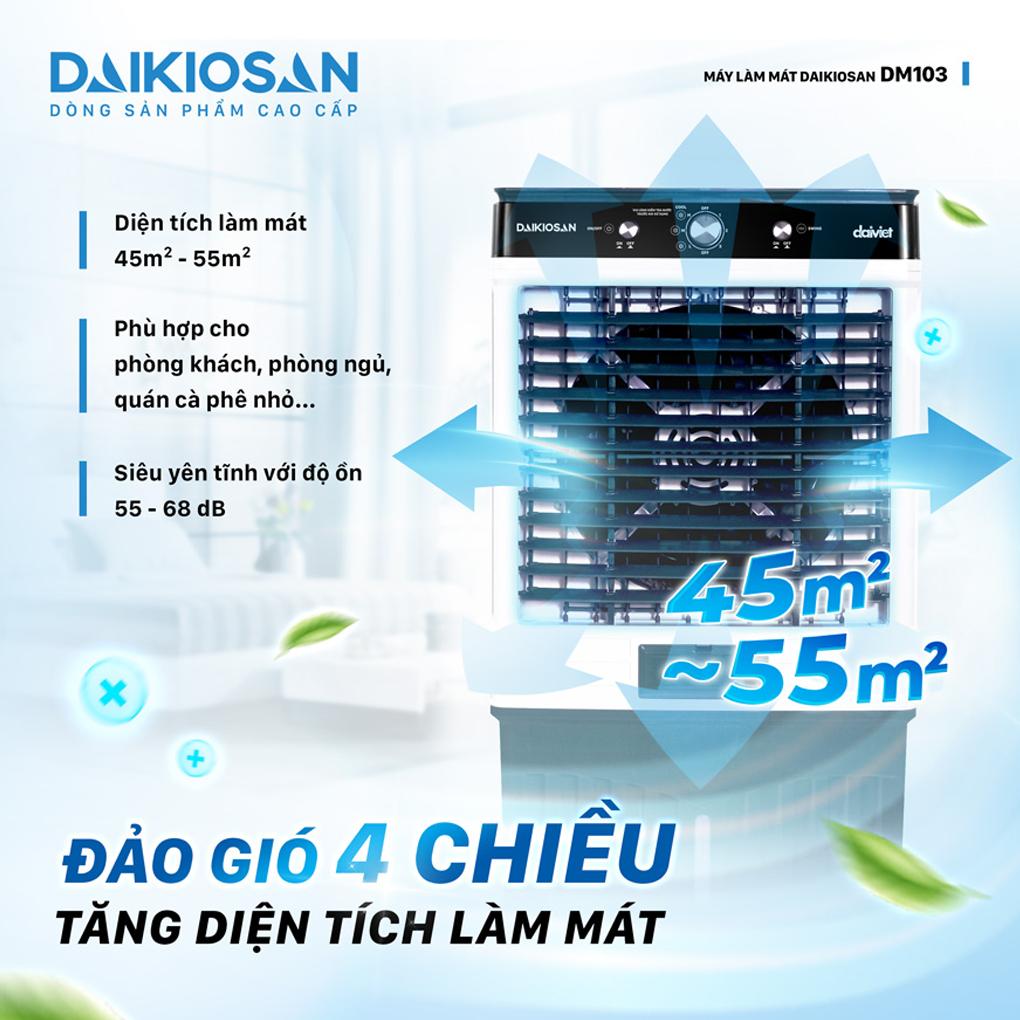 Quạt Điều Hòa Daikiosan DM103 175W 6
