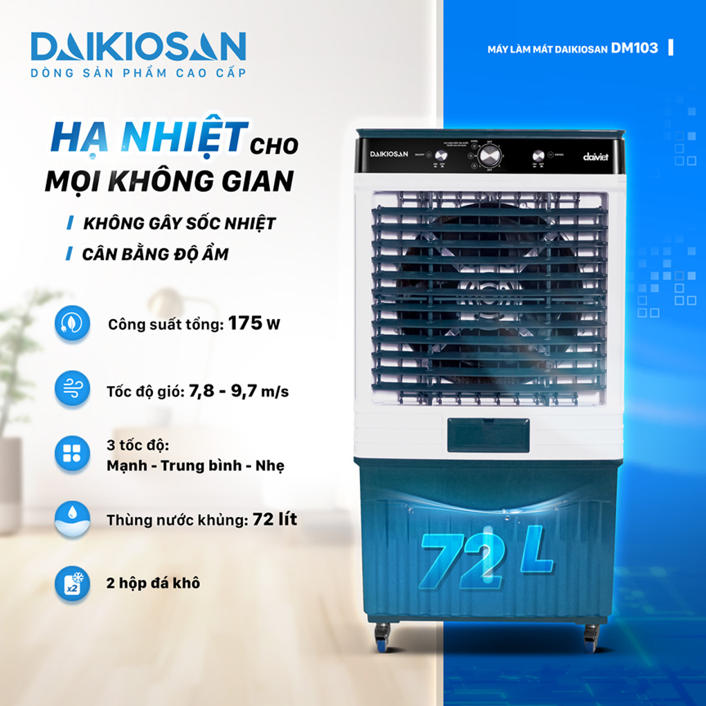 Quạt Điều Hòa Daikiosan DM103 175W 7